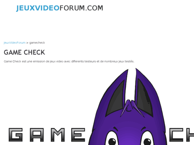 gamecheck.jeuxvideoforum.com