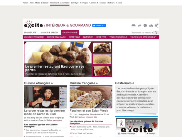 gastronomie.excite.fr