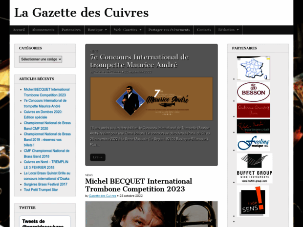 gazettedescuivres.fr