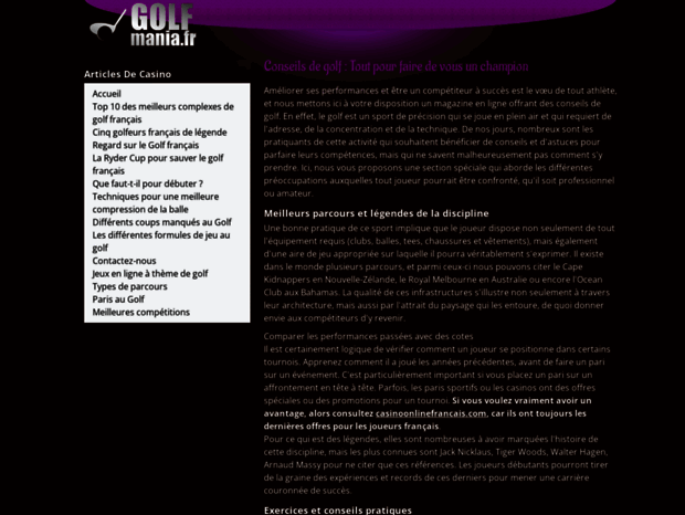golfmania.fr