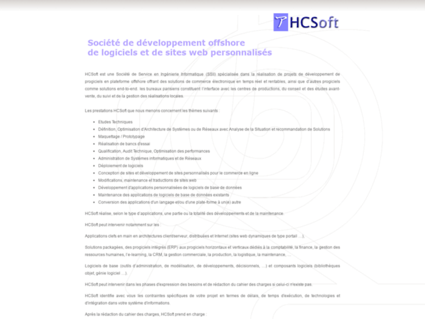 hcsoft.fr