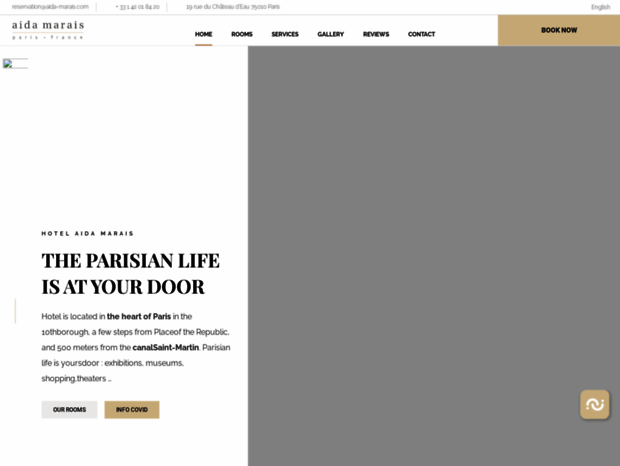 hotel-aida-marais-paris.com
