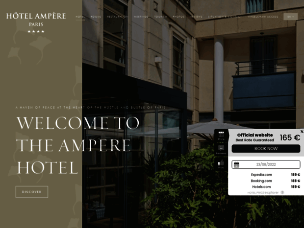 hotel-ampere-paris.com