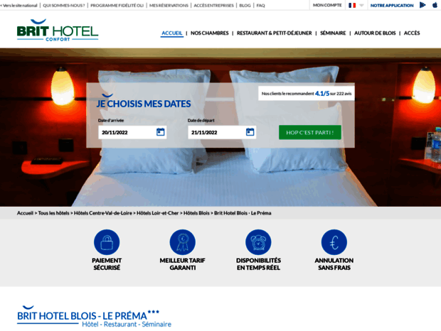 hotel-blois.brithotel.fr