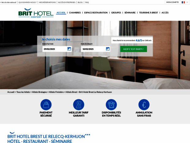 hotel-brest-kerhuon.brithotel.fr
