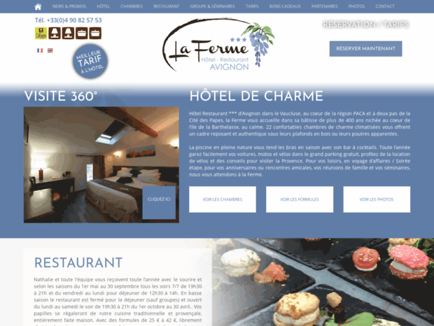 hotel-laferme-avignon.com