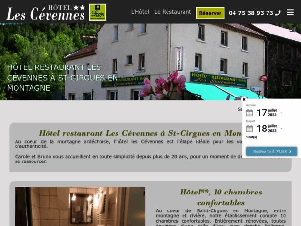hotel-lescevennes.com