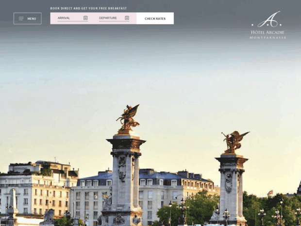 hotel-paris-arcadie.com