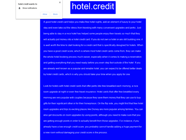 hotel.credit