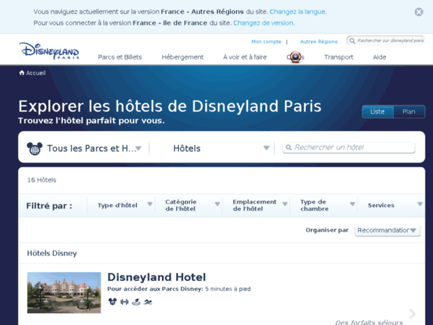 hotels.disneylandparis.fr