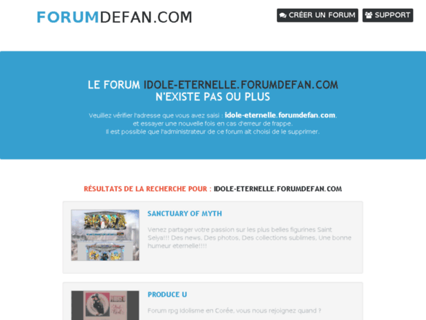 idole-eternelle.forumdefan.com