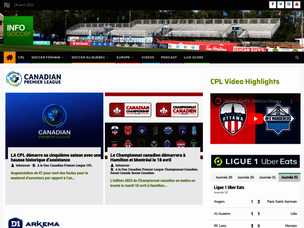 infosoccer.ca