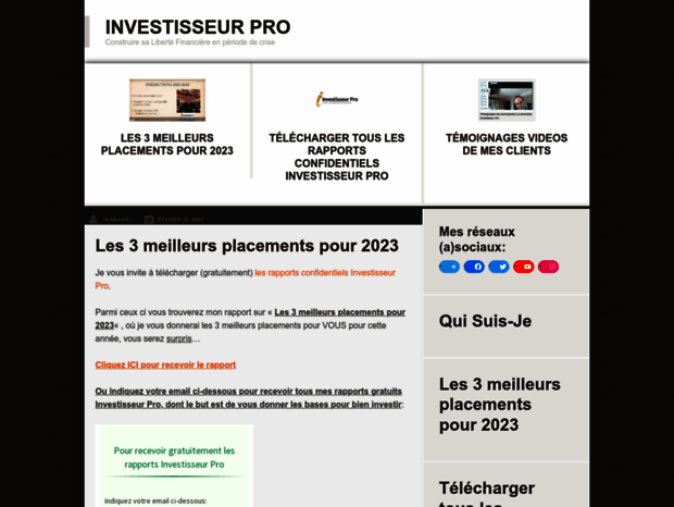 investisseurpro.com
