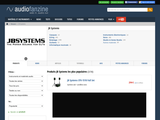 jbsystems.audiofanzine.com