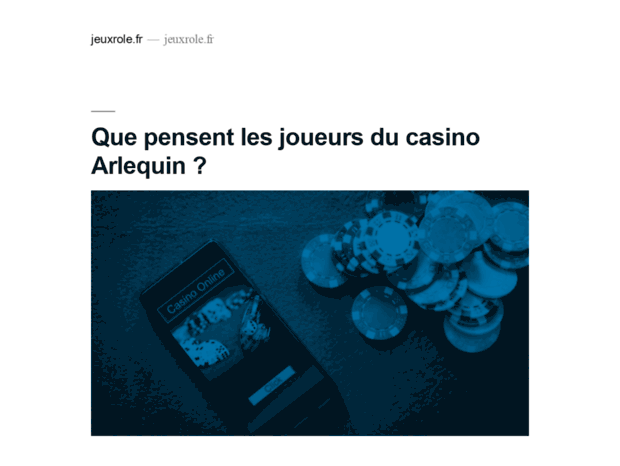 jeuxrole.fr