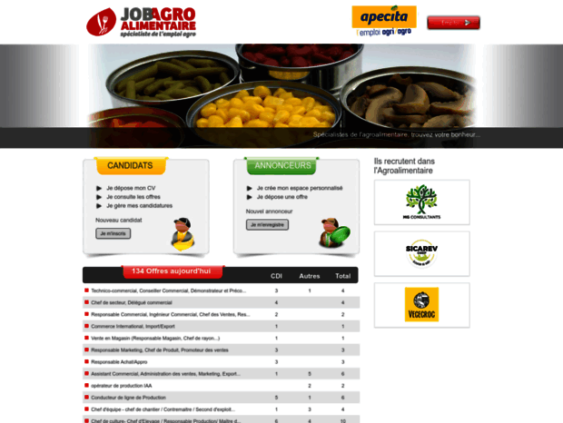 jobagroalimentaire.com