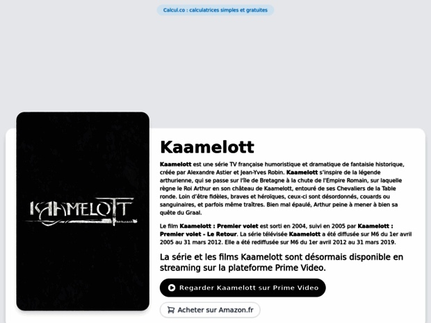 kaamelott.co