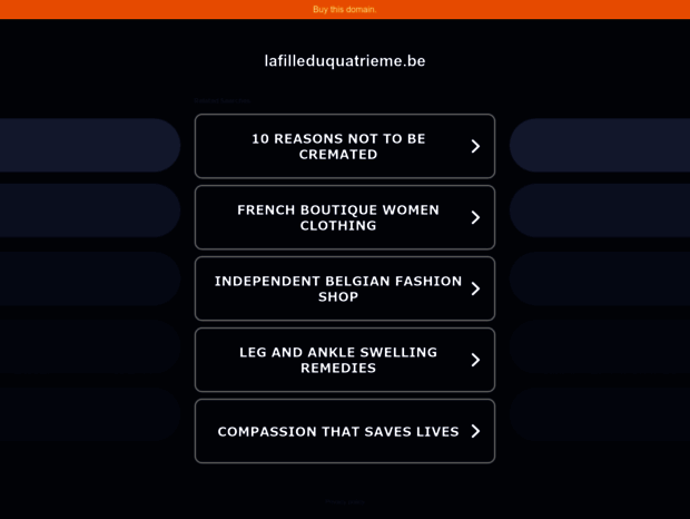 lafilleduquatrieme.be