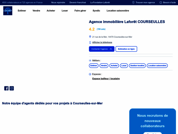 laforet-courseulles.com
