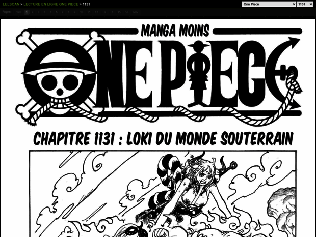 Bienvenue au lelscan.net page - One Piece lecture en ligne scan.