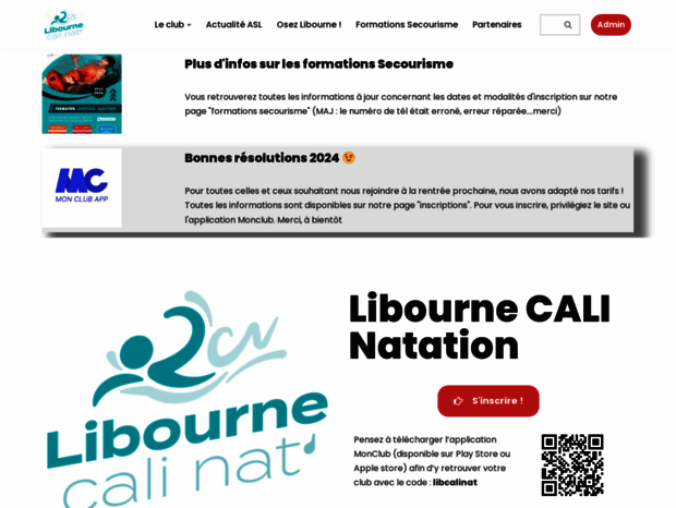libourne-natation.com