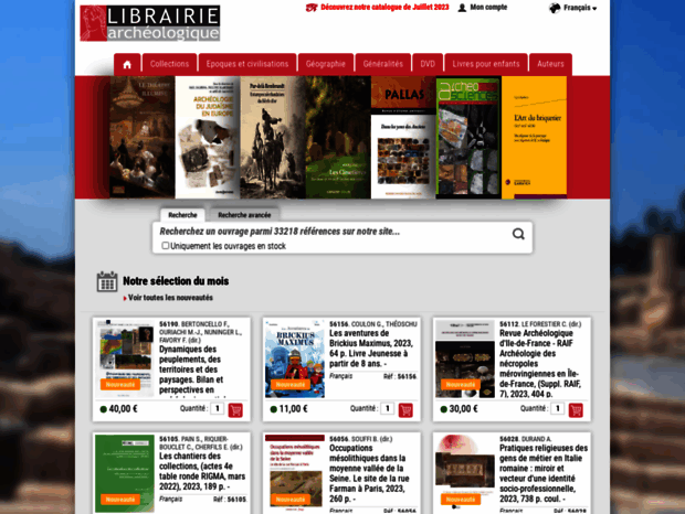 librairie-archeologique.com