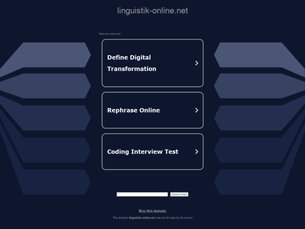 linguistik-online.net
