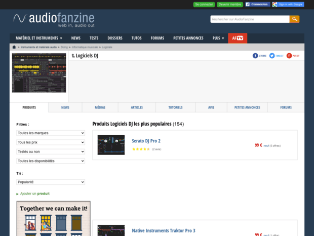 logiciel-dj.audiofanzine.com