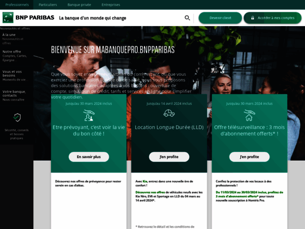 Bienvenue Au Mabanquepro bnpparibas Page BNP Paribas Professionnels Bienvenue Au Mabanquepro bnpparibas Page BNP Paribas Professionnels