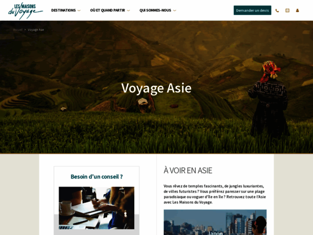 Bienvenue Au Maisondelindochine Com Page Voyage Asie Circuit Sejour Les Maisons Du Voyage