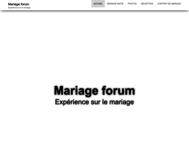 mariage-forum.com