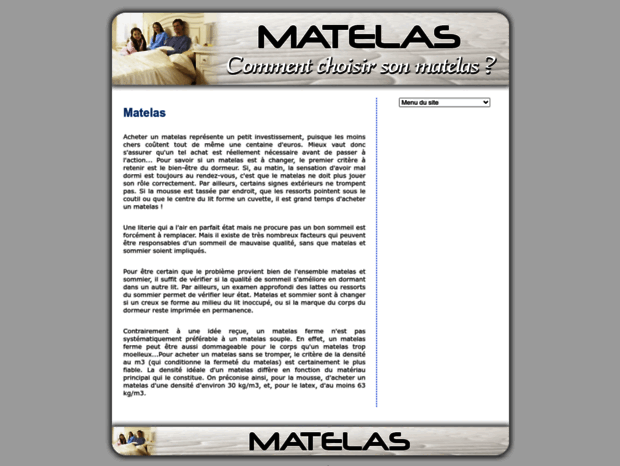 matelas.web-informations.com