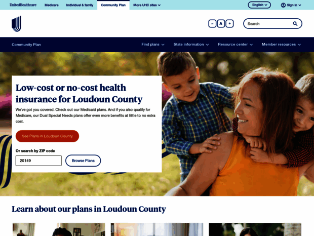 Bienvenue au medicaid.com page - UnitedHealthcare Community Plan.