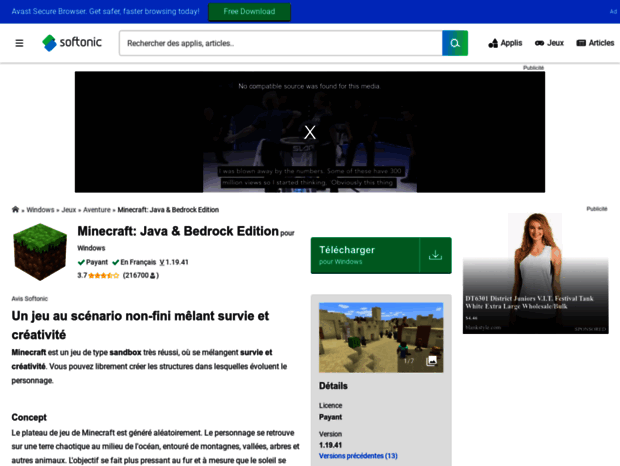 minecraft.softonic.fr