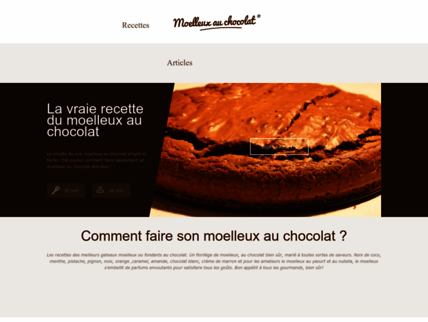 moelleux-au-chocolat.fr