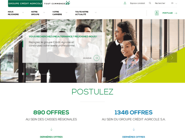 mycreditagricole.jobs