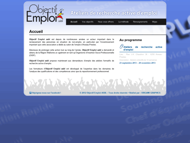 objectif-emploi.be