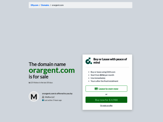 orargent.com