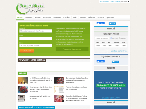 pageshalal.be