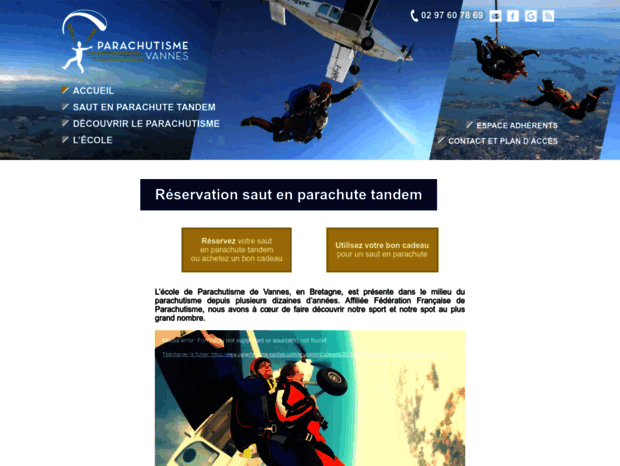 parachutisme-vannes.fr