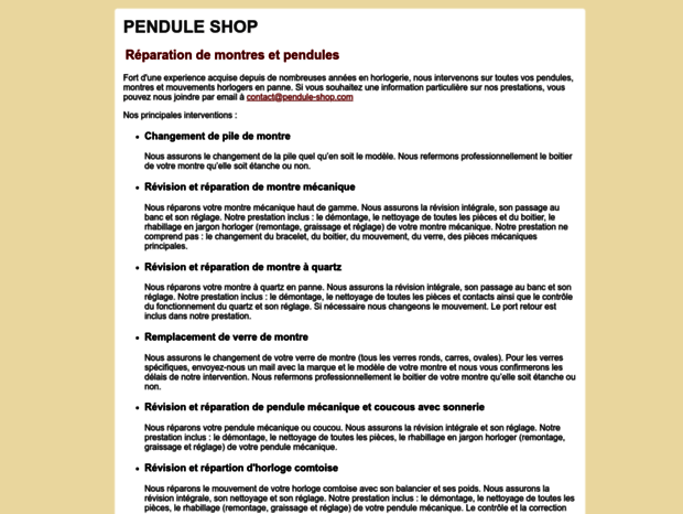 pendule-shop.com