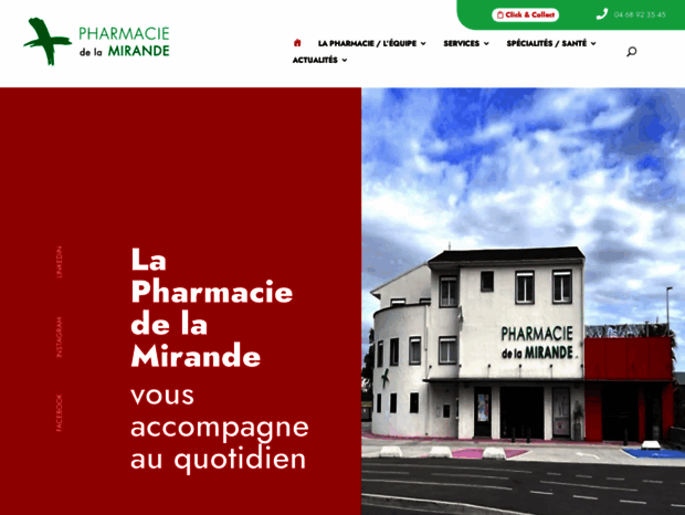 pharmaciedelamirande.fr