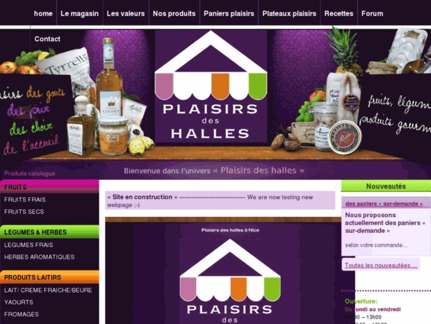 plaisirsdeshalles.com