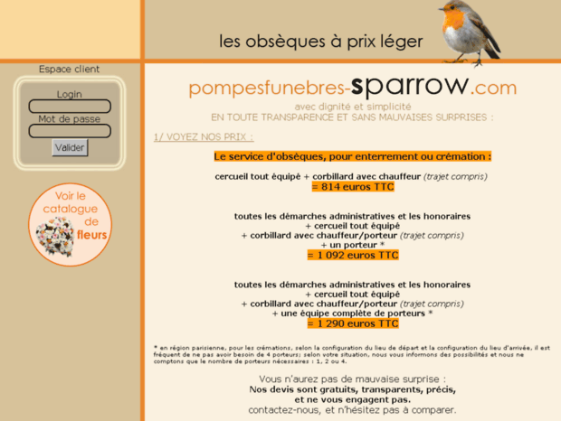 pompesfunebres-sparrow.com