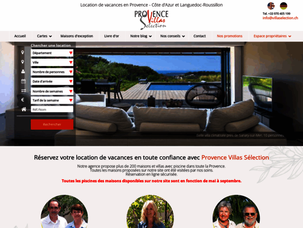 provencevillaselection.com
