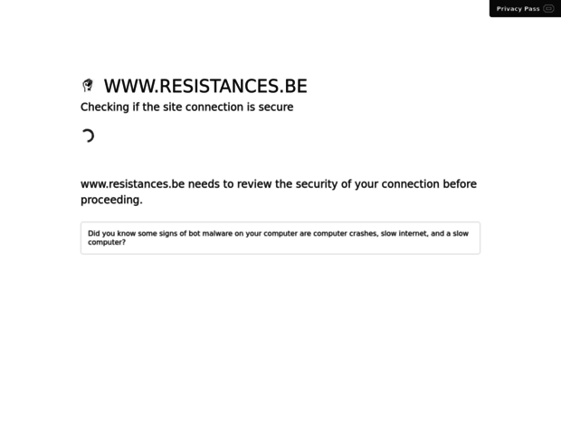 resistances.be
