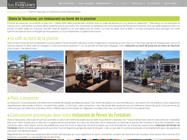 restaurantlespalmiers.fr