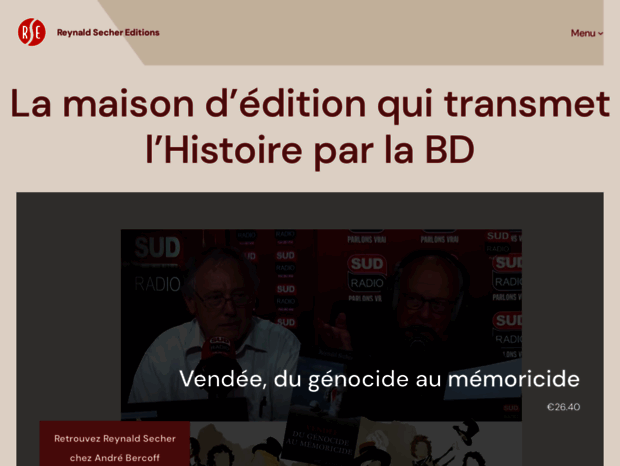 reynald-secher-editions.com