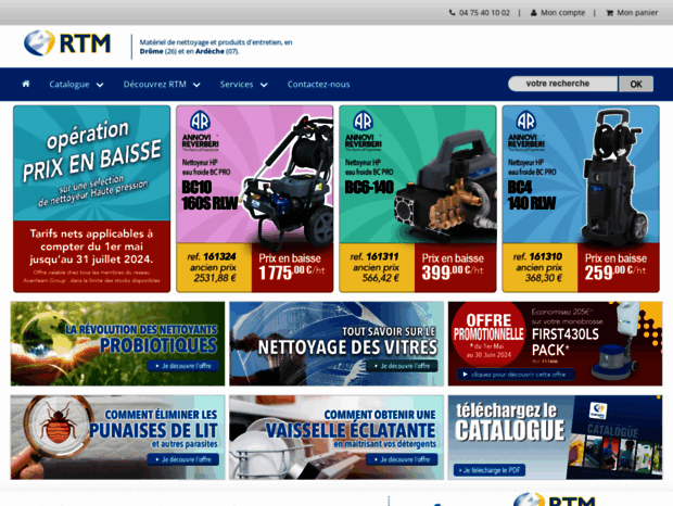 RTM international - Catalogue produits