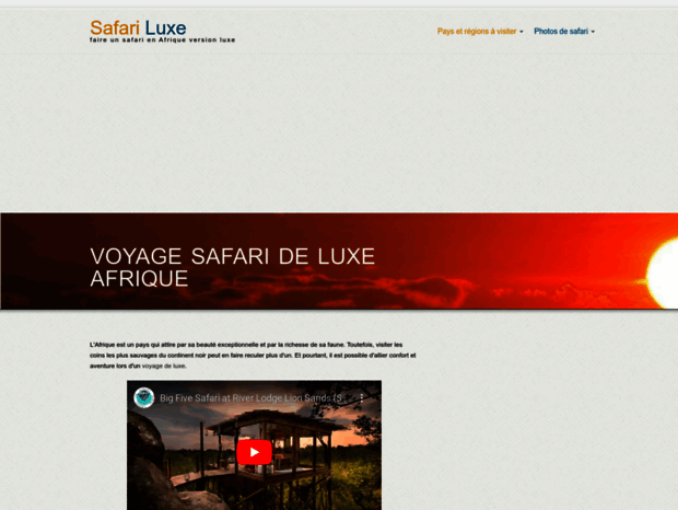 safariluxe.com